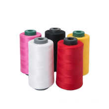 China Factory Recycled Dyed Polyester Yarn polyester dyed leather sewing thread